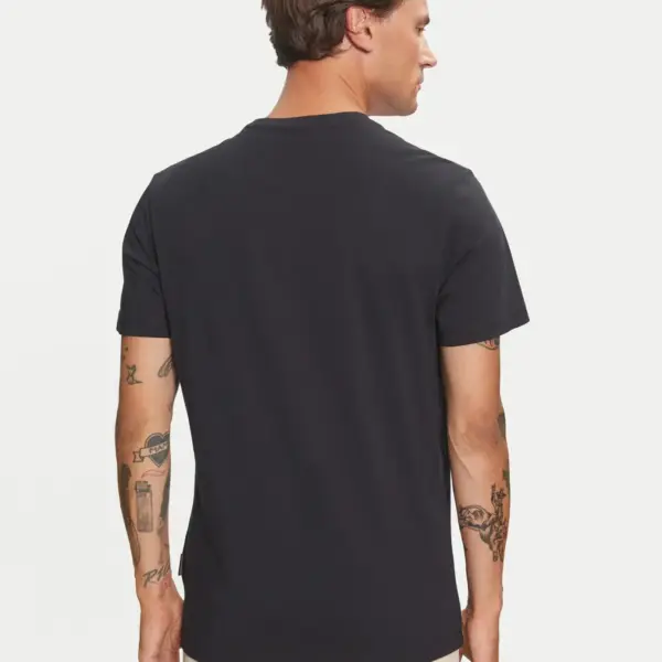 Napapijri - Ανδρικό T-shirt Kasba Regular Fit NP0A4HQQ-041 Μαύρο NP0A4HQQ-041