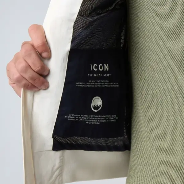 North Sails - Ανδρικό Μπουφάν Light Jacket Sailor 603271-000-0101 Λευκό 603271-000-0101