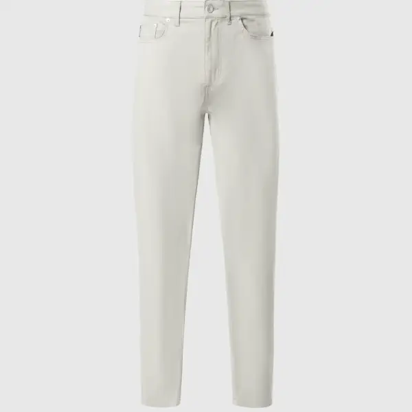 North Sails - Ανδρικό Παντελόνι Stretch dobby 5-pocket pants 673121-000-0101 Λευκό 673121-000-0101