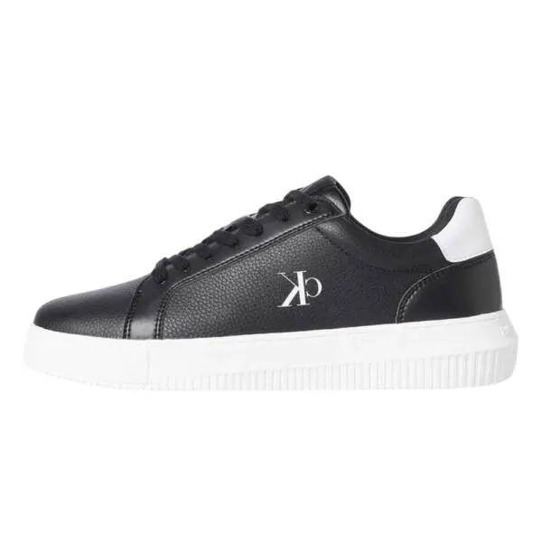 Calvin Klein - Ανδρικά Sneakers Chunky Cupsole Leather Black YM0YM01198-0GN Μαύρο YM0YM01198-0GN