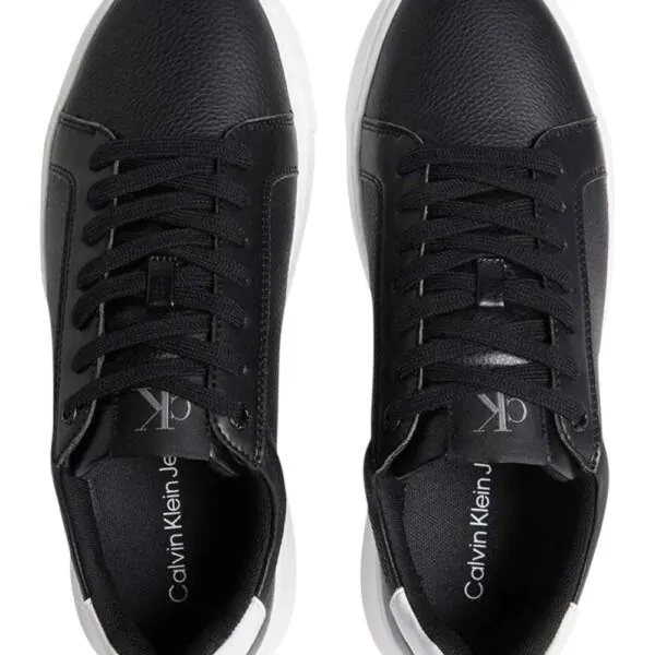 Calvin Klein - Ανδρικά Sneakers Chunky Cupsole Leather Black YM0YM01198-0GN Μαύρο YM0YM01198-0GN
