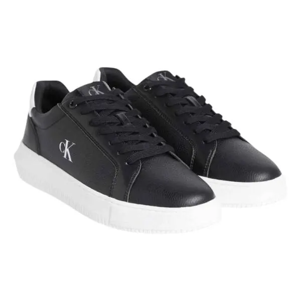 Calvin Klein - Ανδρικά Sneakers Chunky Cupsole Leather Black YM0YM01198-0GN Μαύρο YM0YM01198-0GN