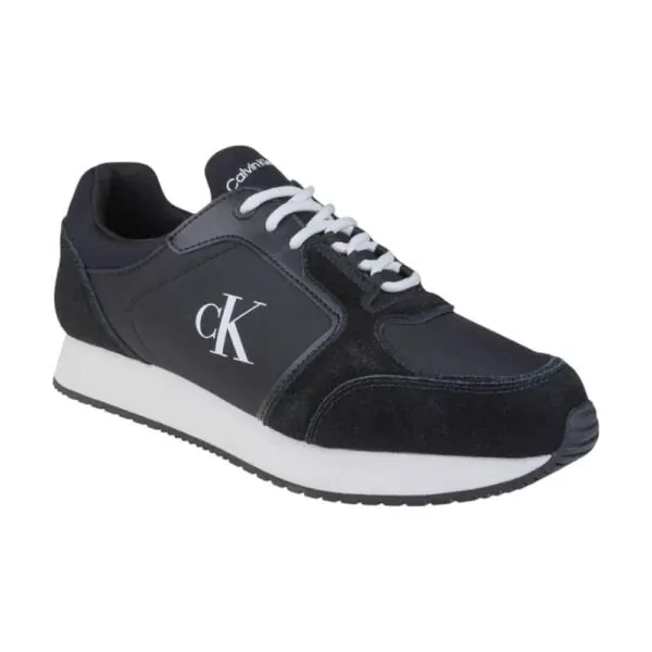 Calvin Klein - Ανδρικά Sneakers Retro Sock Runner Mg YM0YM01152-0GP Μαύρο YM0YM01152-0GP