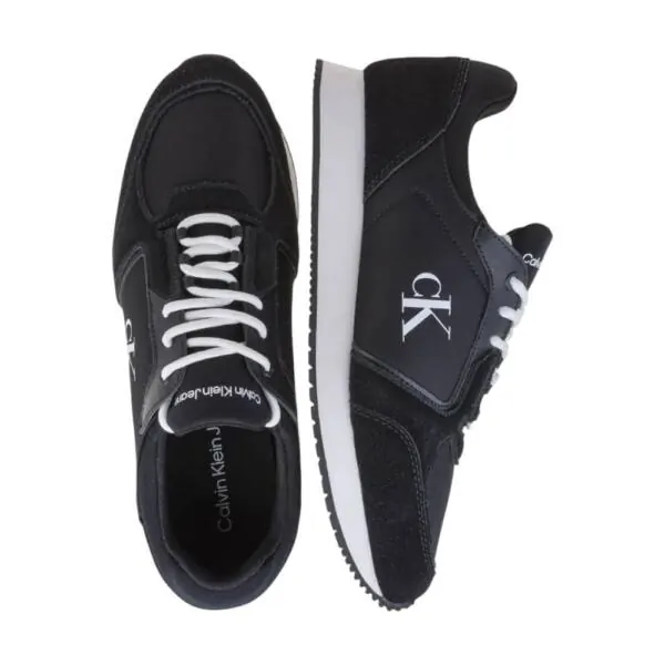 Calvin Klein - Ανδρικά Sneakers Retro Sock Runner Mg YM0YM01152-0GP Μαύρο YM0YM01152-0GP
