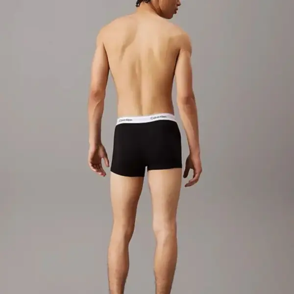 Calvin Klein - Ανδρικά Μποξεράκια 3Pack Icon Cotton Stretch LV00NB4392-MP1 Μαύρο/Λευκό/Γκρι LV00NB4392-MP1