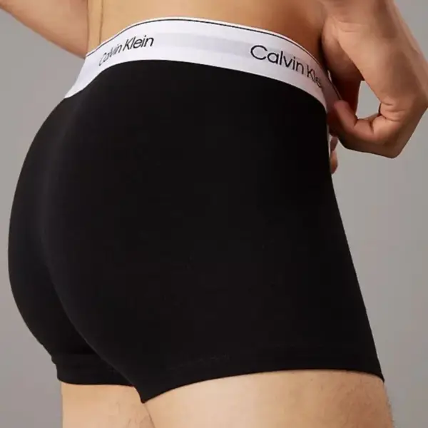 Calvin Klein - Ανδρικά Μποξεράκια 3Pack Icon Cotton Stretch LV00NB4392-MP1 Μαύρο/Λευκό/Γκρι LV00NB4392-MP1