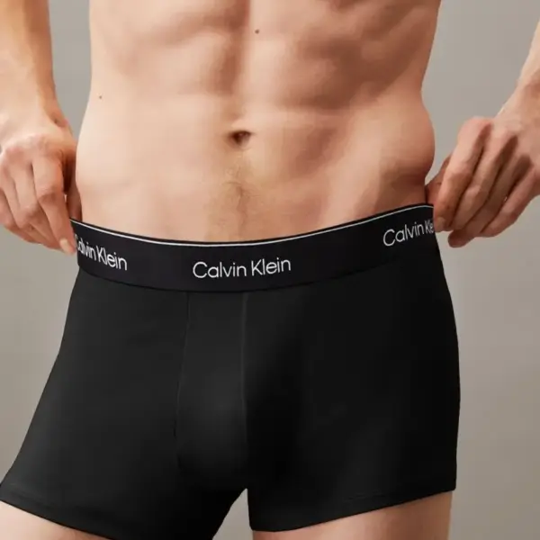 Calvin Klein - Ανδρικά Μποξεράκια 3Pack Icon Cotton Stretch LV00NB4392-TM6 Μαύρο LV00NB4392-TM6