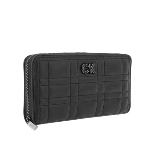 Calvin Klein - Γυναικείο Πορτοφόλι Ck Re-Lock Quilt Z_ A Wallet Lg K60K609912-BAX Μαύρο K60K609912-BAX