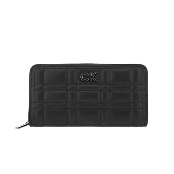 Calvin Klein - Γυναικείο Πορτοφόλι Ck Re-Lock Quilt Z_ A Wallet Lg K60K609912-BAX Μαύρο K60K609912-BAX