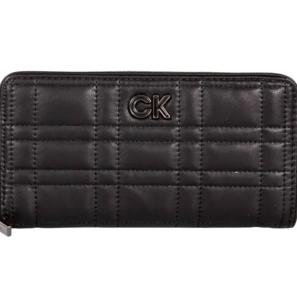 Calvin Klein - Γυναικείο Πορτοφόλι Ck Re-Lock Quilt Z_ A Wallet Lg K60K609912-BAX Μαύρο