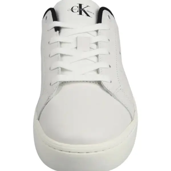 Calvin Klein - Ανδρικά Sneakers Classic Cupsole YM0YM00864-01W Λευκό YM0YM00864-01W
