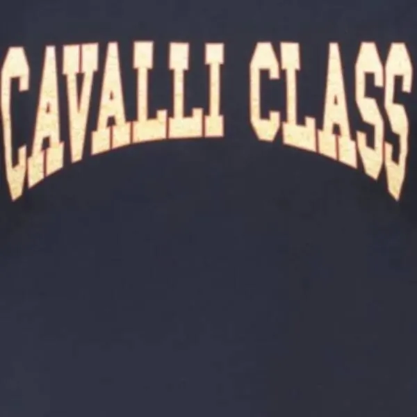 Cavalli Class - Ανδρική Μπλούζα T-Shirt Κοντομάνικη Short Sleeve TXT61AJD060-04502 Μπλε TXT61AJD060-04502