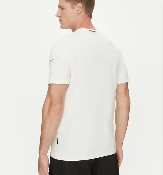 Napapijri - Ανδρικό T-shirt S-Badge Ss Regular Fit NP0A4I3N-206 Λευκό