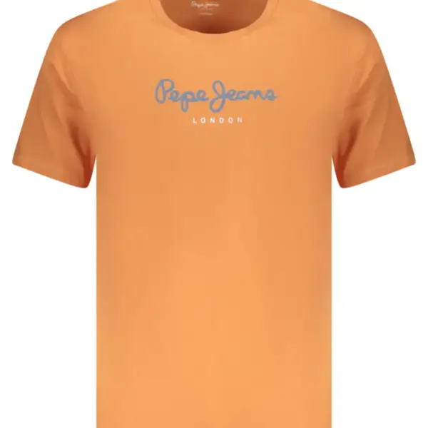 Pepe Jeans - Ανδρικό T-shirt Eggo Regular Fit PM508208-166 Πορτοκαλί PM508208-166