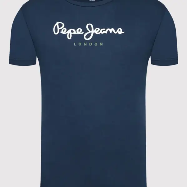 Pepe Jeans - Ανδρικό T-shirt Eggo Regular Fit PM508208-595 Μπλε Ναυτικό PM508208-595