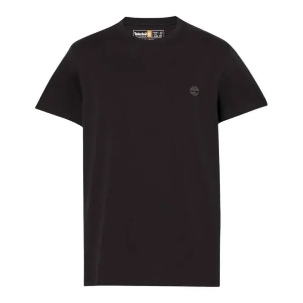 Timberland - Ανδρικό T-shirt με Λογότυπο Oyster River Logo Tee TB0A2BR3-X65 Μαύρο TB0A2BR3X65