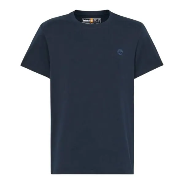 Timberland - Ανδρικό T-shirt με Λογότυπο Oyster River Logo Tee TB0A2BR3-Z02 Μπλε Ναυτικό TB0A2BR3Z02