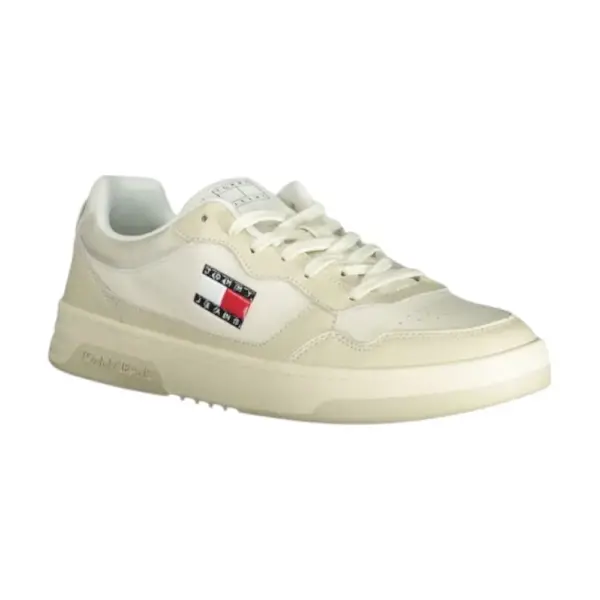 Tommy Hilfiger - Ανδρικά Sneakers Cupsole Leather Ess EM0EM01443-ACG Μπεζ EM0EM01443-ACG
