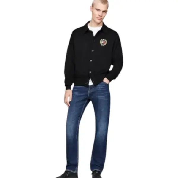 Tommy Hilfiger - Ανδρικά Sneakers Cupsole Leather Ess EM0EM01443-BDS Μαύρο EM0EM01443-BDS