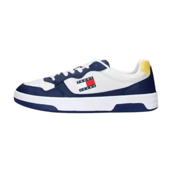 Tommy Hilfiger - Ανδρικά Sneakers Cupsole Leather Ess EM0EM01443-C67 Μπλε EM0EM01443-C67