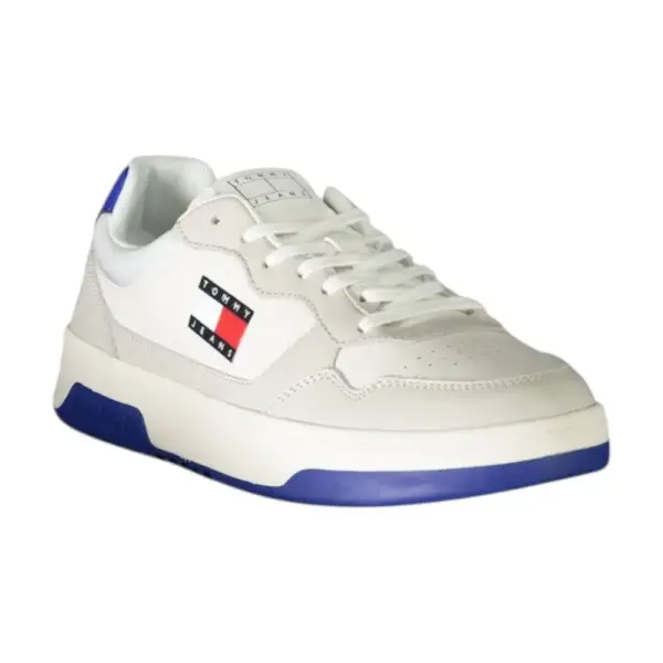 Tommy Hilfiger - Ανδρικά Sneakers Cupsole Leather Ess EM0EM01443-P06 Λευκό EM0EM01443-P06