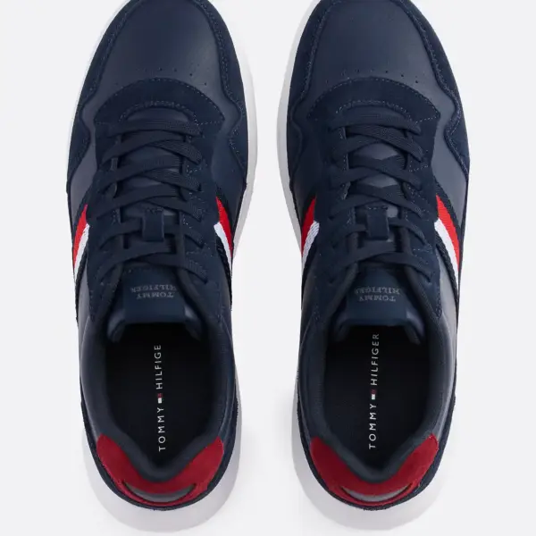 Tommy Hilfiger - Ανδρικά Sneakers Light Cupsole Lth Mix Stripes FM0FM04889-C1G Μπλε FM0FM04889-C1G