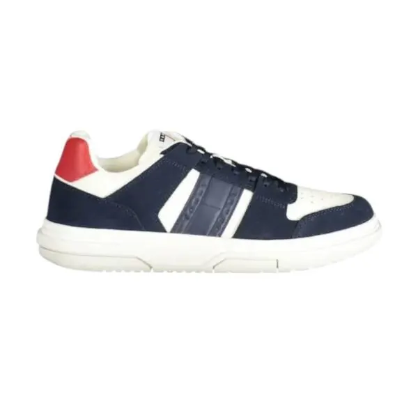 Tommy Hilfiger - Ανδρικά Sneakers The Brooklyn Mixed Texture Suede Trainers EM0EM01457-C1G Μπλε