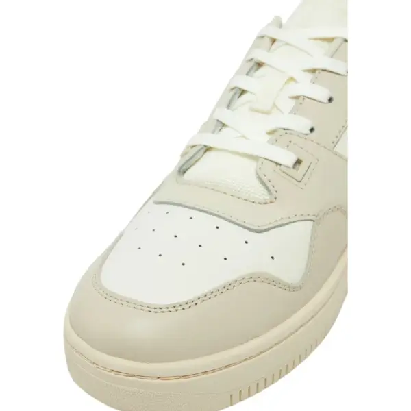 Tommy Hilfiger - Ανδρικά Δερμάτινα Sneakers Tjm Retro Basket Ess EM0EM01395-YBI Εκρού EM0EM01395-YBI