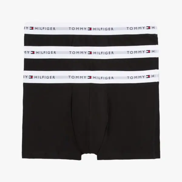 Tommy Hilfiger - Ανδρικά Μποξεράκια 3Pack Wb Trunk UM0UM02763-0WJ Μαύρο UM0UM02763-0WJ