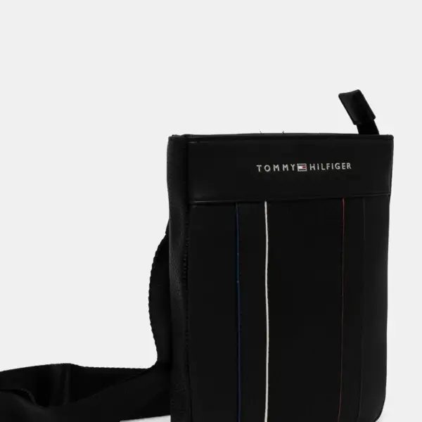 Tommy Hilfiger - Ανδρική Τσάντα ΏμουΧιαστί Th Foundation Crossover AM0AM13112-BDS Μαύρο