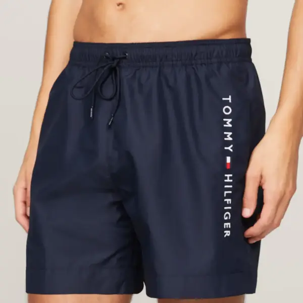 Tommy Hilfiger - Ανδρικό Μαγιό Σορτς UM0UM03258-DW5 Μπλε Σκούρο