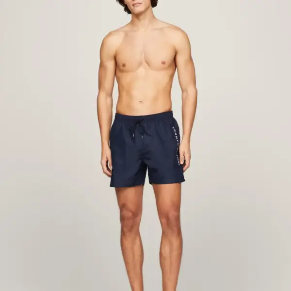 Tommy Hilfiger - Ανδρικό Μαγιό Σορτς UM0UM03258-DW5 Μπλε Σκούρο UM0UM03258-DW5