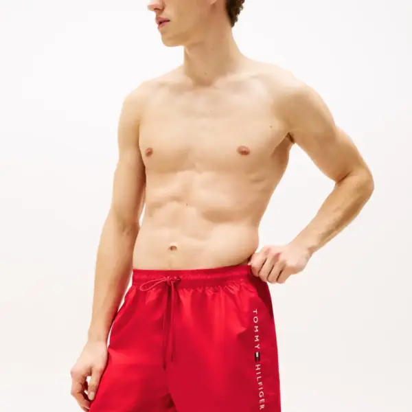Tommy Hilfiger - Ανδρικό Μαγιό Σορτς UM0UM03258-XLD Κόκκινο