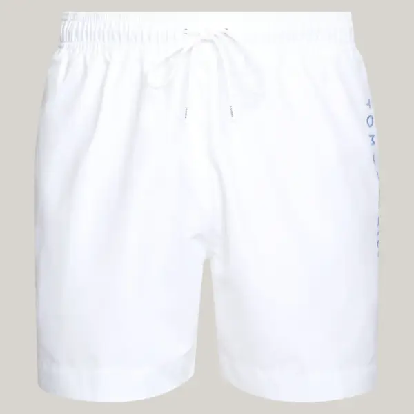 Tommy Hilfiger - Ανδρικό Μαγιό Σορτς UM0UM03258-YCF Λευκό UM0UM03258-YCF
