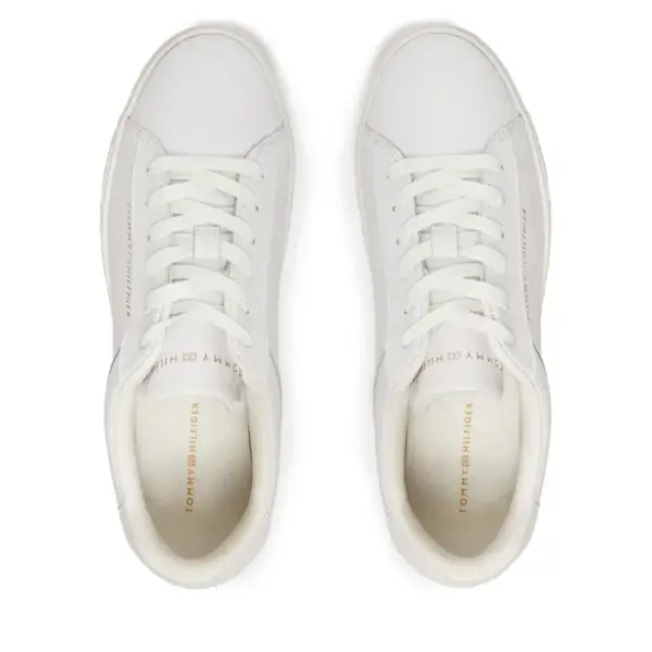 Tommy Hilfiger - Γυναικεία Sneakers Essential Court FW0FW08320-YBS Λευκό FW0FW08320-YBS