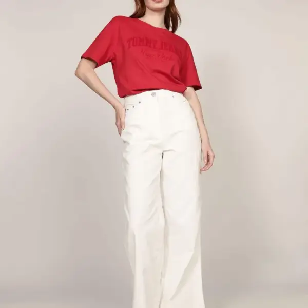 Tommy Hilfiger - Γυναικεία Sneakers Retro Basket EN0EN02505-XMO Κόκκινο EN0EN02505-XMO