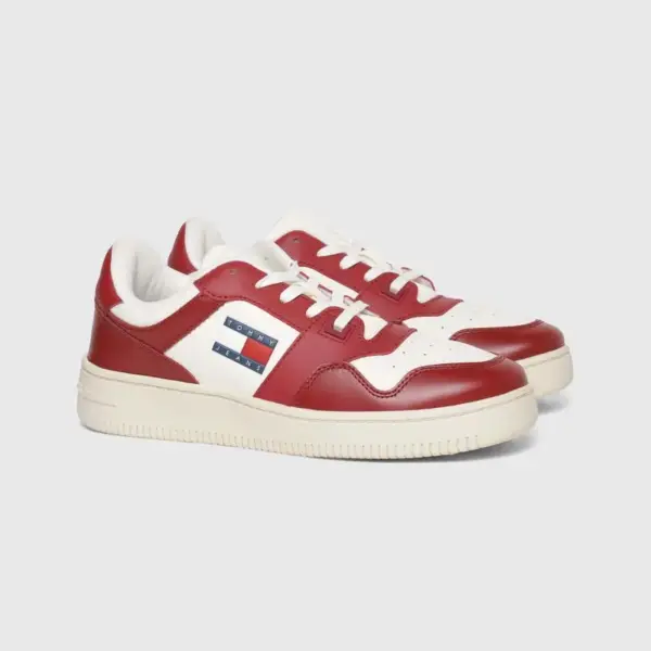 Tommy Hilfiger - Γυναικεία Sneakers Retro Basket EN0EN02505-XMO Κόκκινο EN0EN02505-XMO