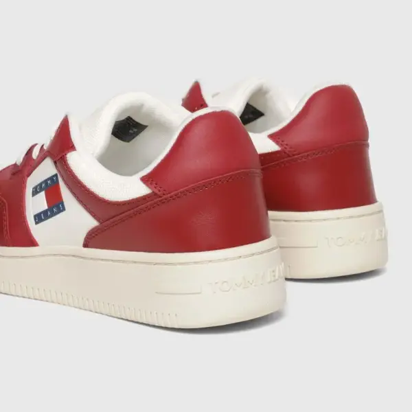 Tommy Hilfiger - Γυναικεία Sneakers Retro Basket EN0EN02505-XMO Κόκκινο EN0EN02505-XMO
