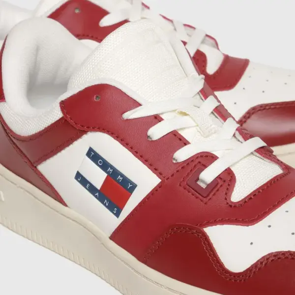 Tommy Hilfiger - Γυναικεία Sneakers Retro Basket EN0EN02505-XMO Κόκκινο EN0EN02505-XMO