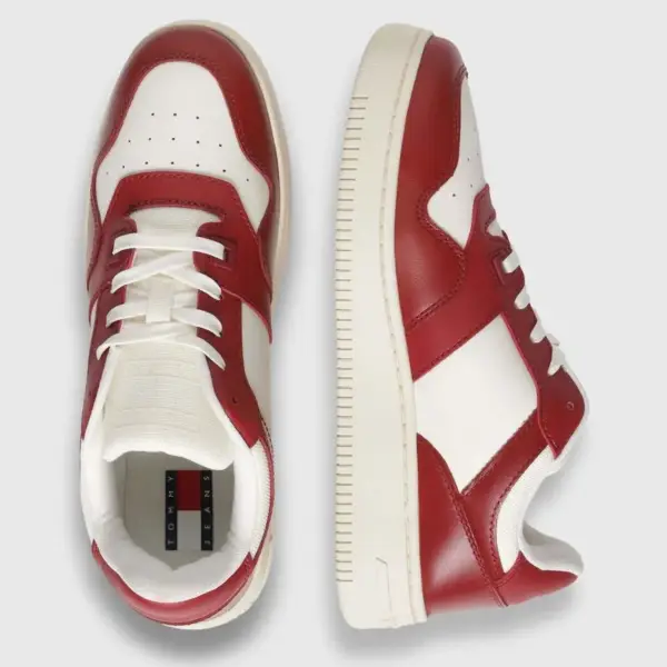 Tommy Hilfiger - Γυναικεία Sneakers Retro Basket EN0EN02505-XMO Κόκκινο EN0EN02505-XMO