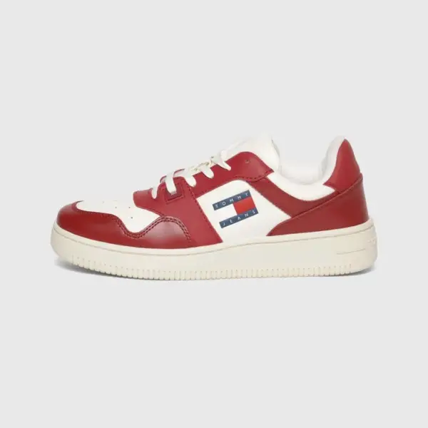 Tommy Hilfiger - Γυναικεία Sneakers Retro Basket EN0EN02505-XMO Κόκκινο EN0EN02505-XMO