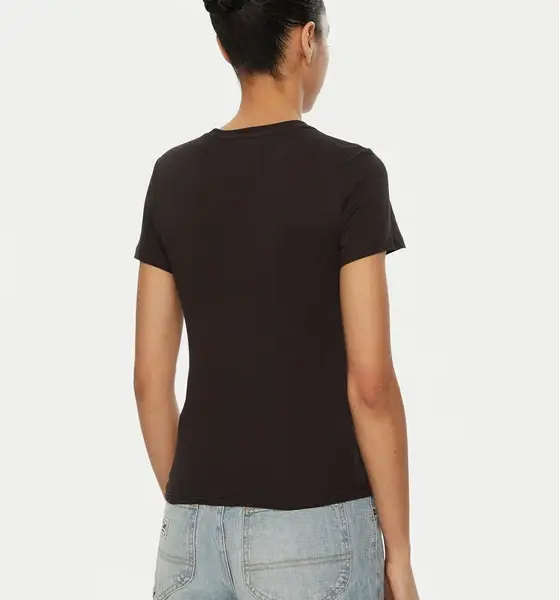 Tommy Hilfiger - Γυναικείο T-shirt Essential Slim Fit DW0DW19447-BDS Μαύρο DW0DW19447-BDS