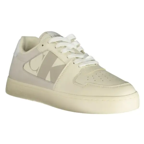 Calvin Klein - Ανδρικά Sneakers Classic Cupsole Low Top YM0YM01160-0LH Λευκό YM0YM01160-0LH