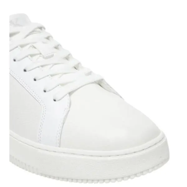 Calvin Klein - Ανδρικά Sneakers Chunky Cupsole Leather YM0YM01198-01W Λευκό
