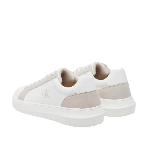 Calvin Klein - Ανδρικά Sneakers Chunky Cupsole Mg Canvas YM0YM01219-02S Λευκό YM0YM01219-02S