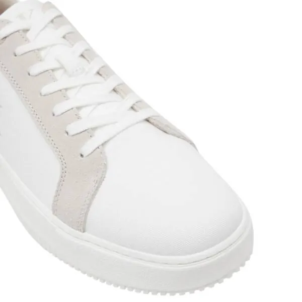 Calvin Klein - Ανδρικά Sneakers Chunky Cupsole Mg Canvas YM0YM01219-02S Λευκό YM0YM01219-02S
