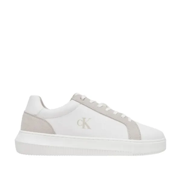 Calvin Klein - Ανδρικά Sneakers Chunky Cupsole Mg Canvas YM0YM01219-02S Λευκό