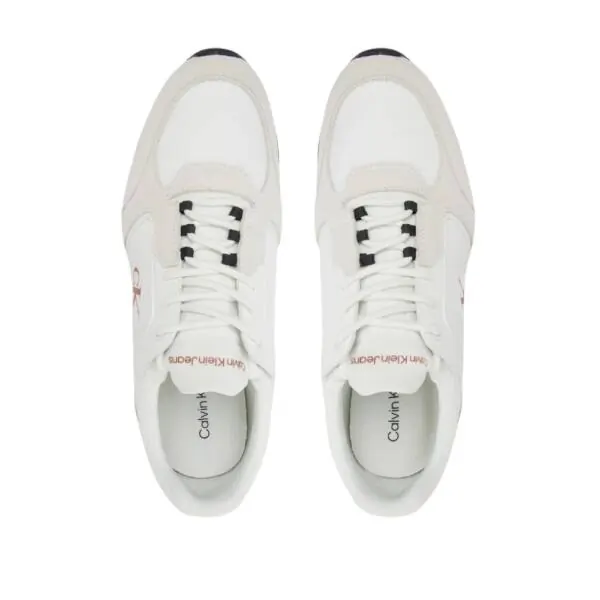 Calvin Klein - Ανδρικά Sneakers Retro Sock Runner Mg YM0YM01152-0LG Λευκό YM0YM01152-0LG