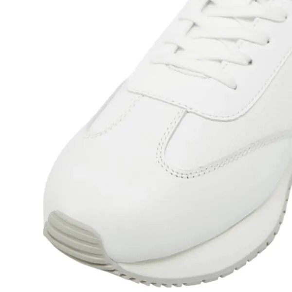 Calvin Klein - Ανδρικά Sneakers Runner Laceup Tc YM0YM01187-01W Λευκό YM0YM01187-01W