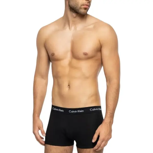 Calvin Klein - Ανδρικά Μποξεράκια Low Rise Trunk 3Pack 0000U2664G-XWB Μαύρο 0000U2664G-XWB